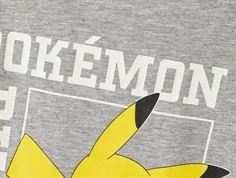 Name It grey melange t-shirt Pokemon